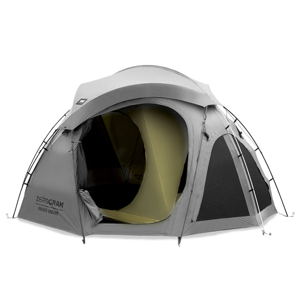 제로그램 브룩스그라운드 돔쉘터 6인용 경량 캠핑 이너 텐트 딥그린 ZU2SHX2302